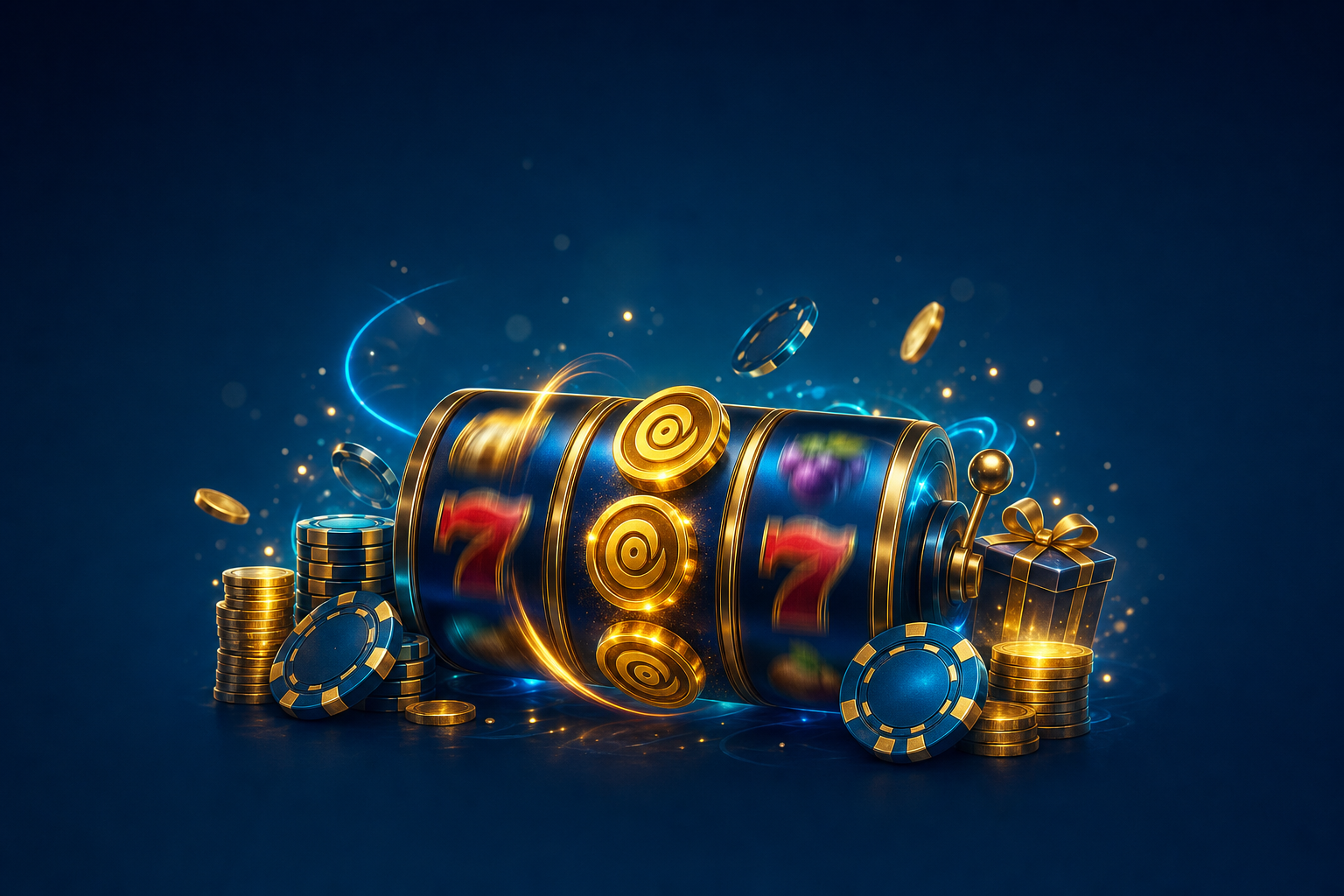PlayBaze second deposit bonus banner with CAD chips, free spins and teal gold lighting