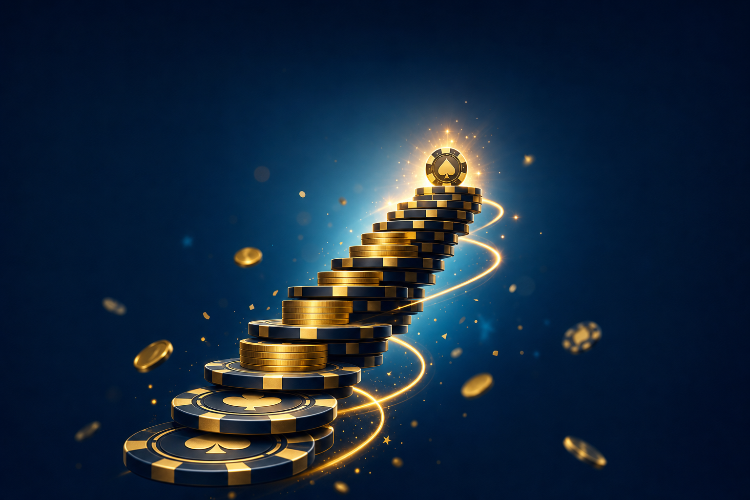 PlayBaze third deposit bonus banner with CAD chips, slot reels and teal gold lighting